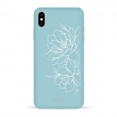 iPhone XS Max dėklas Pump Silicone Minimalistic "Floral"