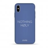iPhone X/XS dėklas Pump Silicone Minimalistic "Nothing Holy"