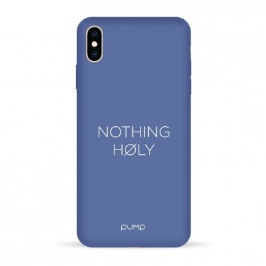 iPhone XS Max dėklas Pump Silicone Minimalistic "Nothing Holy"