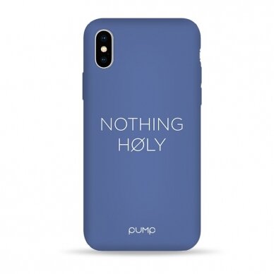 iPhone X/XS dėklas Pump Silicone Minimalistic "Nothing Holy"