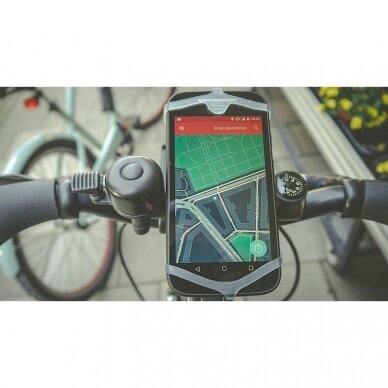 Universalus telefono laikiklis dviračiui Bike Citizens FINN skaidrus 1