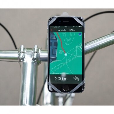 Universalus telefono laikiklis dviračiui Bike Citizens FINN skaidrus 2