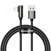 USB kabelis Baseus Legend iš USB į Lightning 2.4A 1.0m juodas CALCS-01