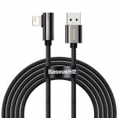 USB kabelis Baseus Legend iš USB į Lightning 2.4A 2.0m juodas CALCS-A01
