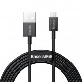 USB kabelis Baseus Superior iš USB į microUSB 2A 2.0m juodas CAMYS-A01