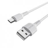 USB kabelis Borofone BX1 microUSB 1m baltas