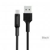 USB kabelis Borofone BX1 microUSB 1m juodas