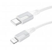 USB kabelis Borofone BX101 USB-C to Lightning 1.0m baltas
