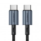 USB kabelis Choetech XCC-1014 USB-C to USB-C PD60W 1.2m juodas