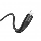 USB kabelis HOCO U64 PD "Lightning" juodas