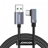USB kabelis Joyroom S-AC027A17 USB to USB-C 3A 1.2m juodas