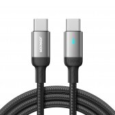 USB kabelis Joyroom S-CC100A10 Type-C to Type-C 100W 1.2m juodas