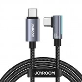 USB kabelis Joyroom S-CC100A17 USB-C to USB-C 100W 1.2m juodas