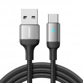 USB kabelis Joyroom S-UC027A10 USB to Type-C 3A 1.2m juodas