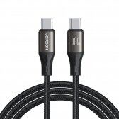 USB kabelis Joyroom SA25-CC5 USB-C to USB-C 100W 1.2m juodas