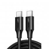 USB kabelis Ugreen US300 USB-C to USB-C 5A 100W 1.0m juodas