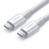 USB kabelis Ugreen US300 USB-C to USB-C 5A 100W 1.5m baltas