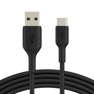 USB kabelis Belkin Boost Charge USB-A to USB-C 1.0m juodas