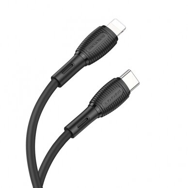 USB kabelis Borofone BX86 Advantage PD Type-C į Lightning 1.0m juodas