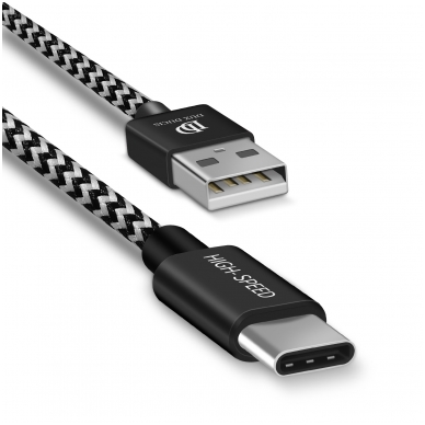 USB kabelis Dux Ducis"K-ONE" "Type-C" FastCharging 1.0m