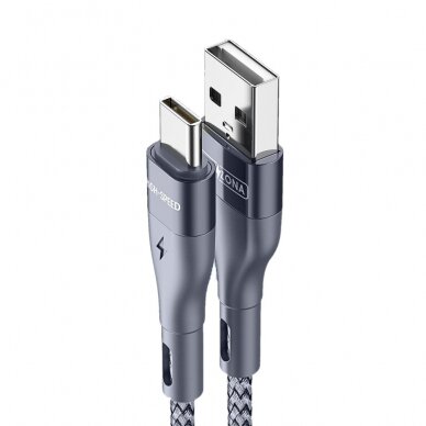 USB kabelis DUZZONA A8 USB to USB-C 1.0m