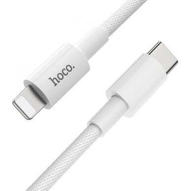 USB kabelis Hoco X56 PD Type-C į Lightning 1.0m baltas