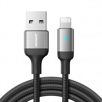 USB kabelis Joyroom S-UL012A10 USB to Lightning 2.4A 2.0m juodas