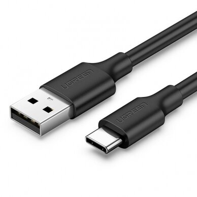 USB kabelis Ugreen US287 USB to USB-C 3A 2.0m juodas